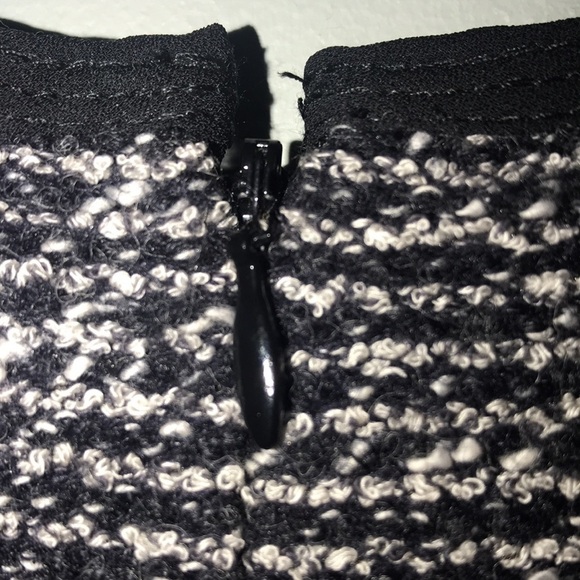 Black & White Tweed J Crew Dress Size 00 - Picture 5 of 6
